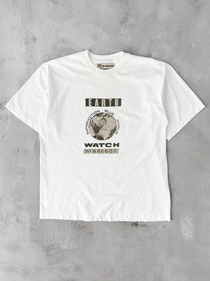 Earth Watch T-Shirt Y2K - Large