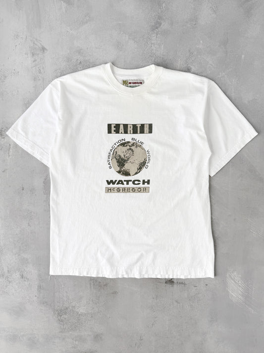 Earth Watch T-Shirt Y2K - Large