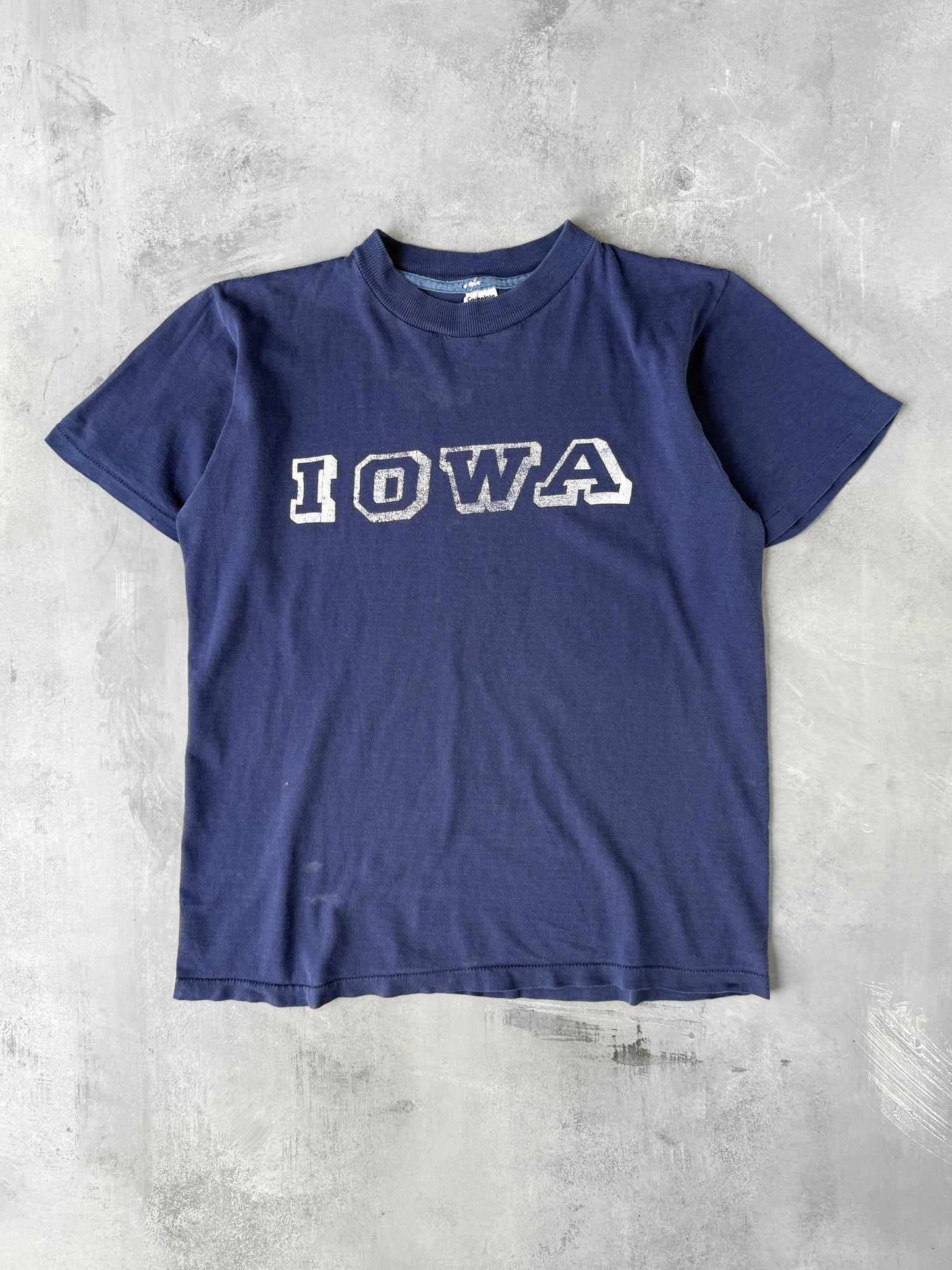 Iowa Block Letter T-Shirt 80's - Small