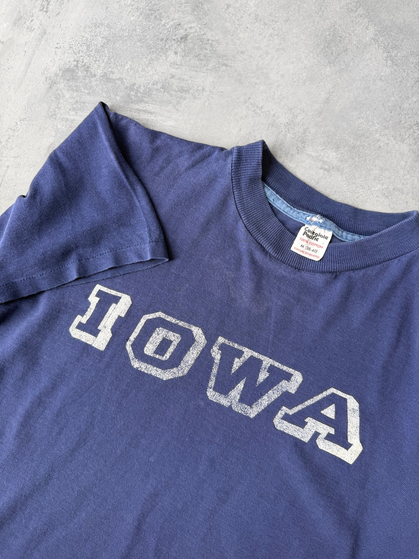 Iowa Block Letter T-Shirt 80's - Small