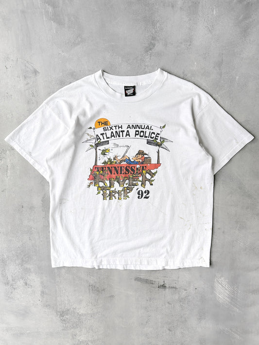 Atlanta Police River Trip T-Shirt '92 - XL