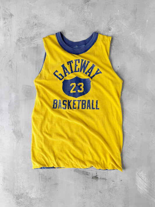 Reversible Basketball Jersey Top 70's - Small