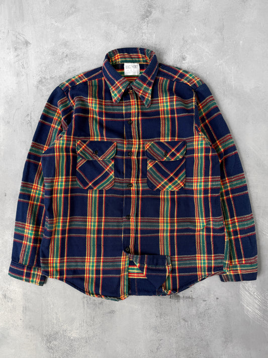Plaid Work Shirt 80's - Medium
