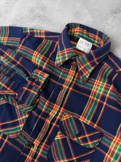 Plaid Work Shirt 80's - Medium