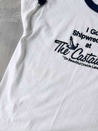 The Castaways Ringer T-Shirt 80's - Small