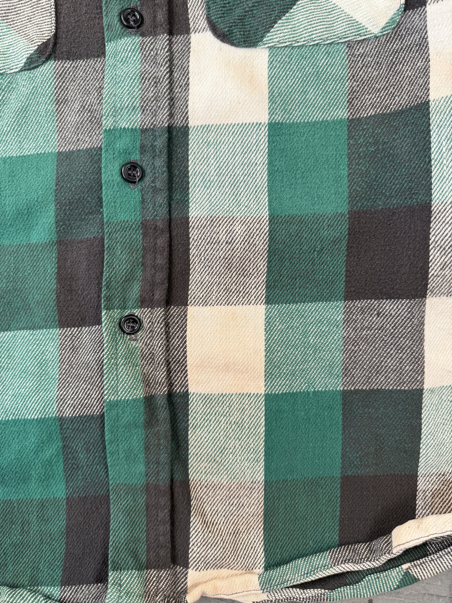 Plaid Work Shirt 90's - Large