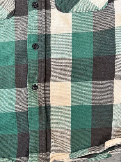 Plaid Work Shirt 90's - Large
