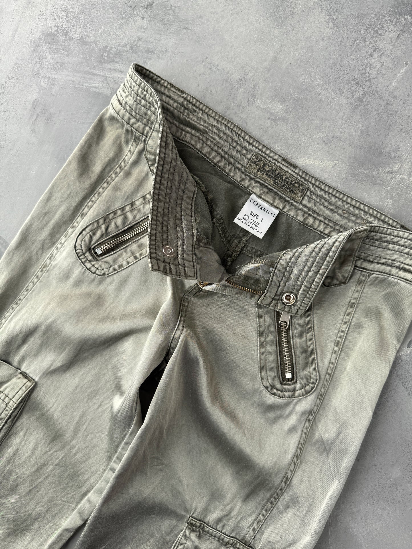 Z. Cavaricci Satin Pants 80's - Size 0