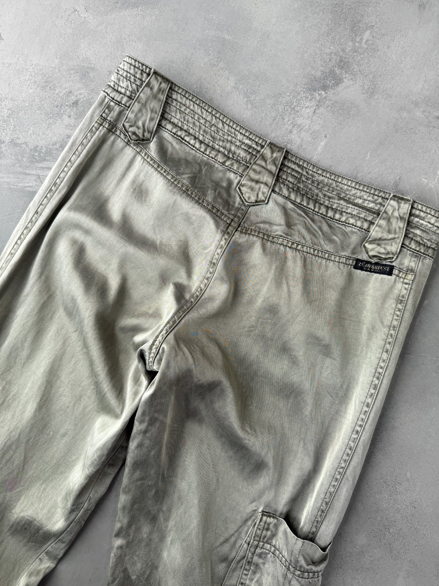 Z. Cavaricci Satin Pants 80's - Size 0