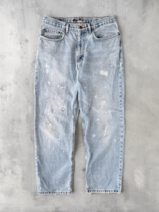 Light Wash Distressed Eddie Bauer Jeans 00's - 31x29