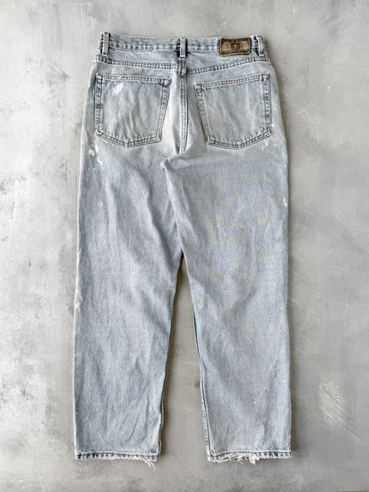Light Wash Distressed Eddie Bauer Jeans 00's - 31x29