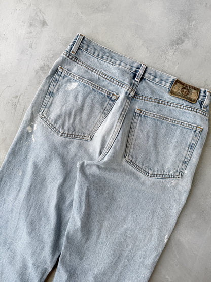 Light Wash Distressed Eddie Bauer Jeans 00's - 31x29