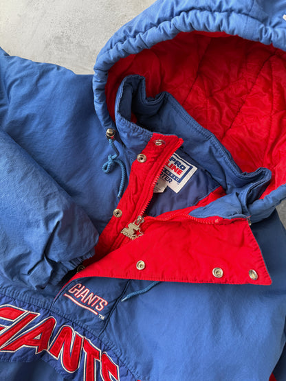 New York Giants Starter Puffer Pullover Coat 90's - Medium