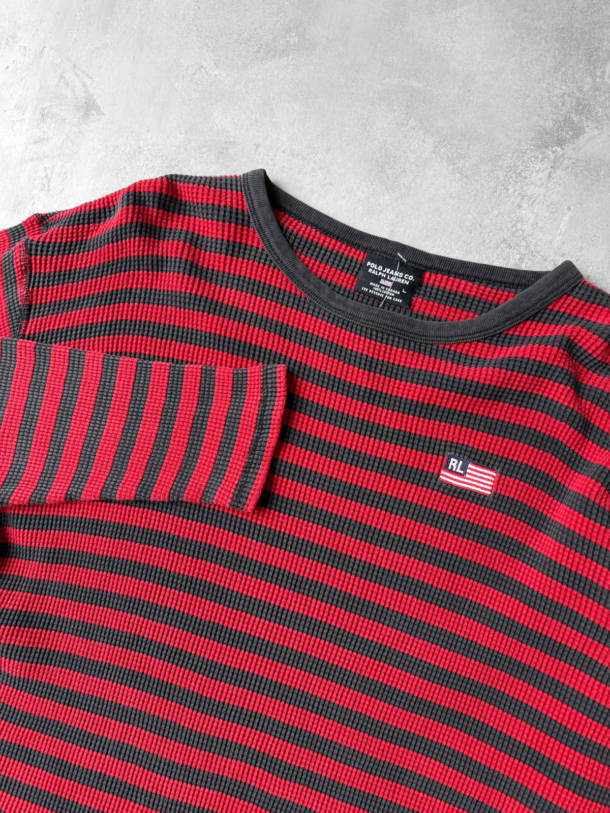 Polo Jeans Co. Thermal T-Shirt Y2K - Large