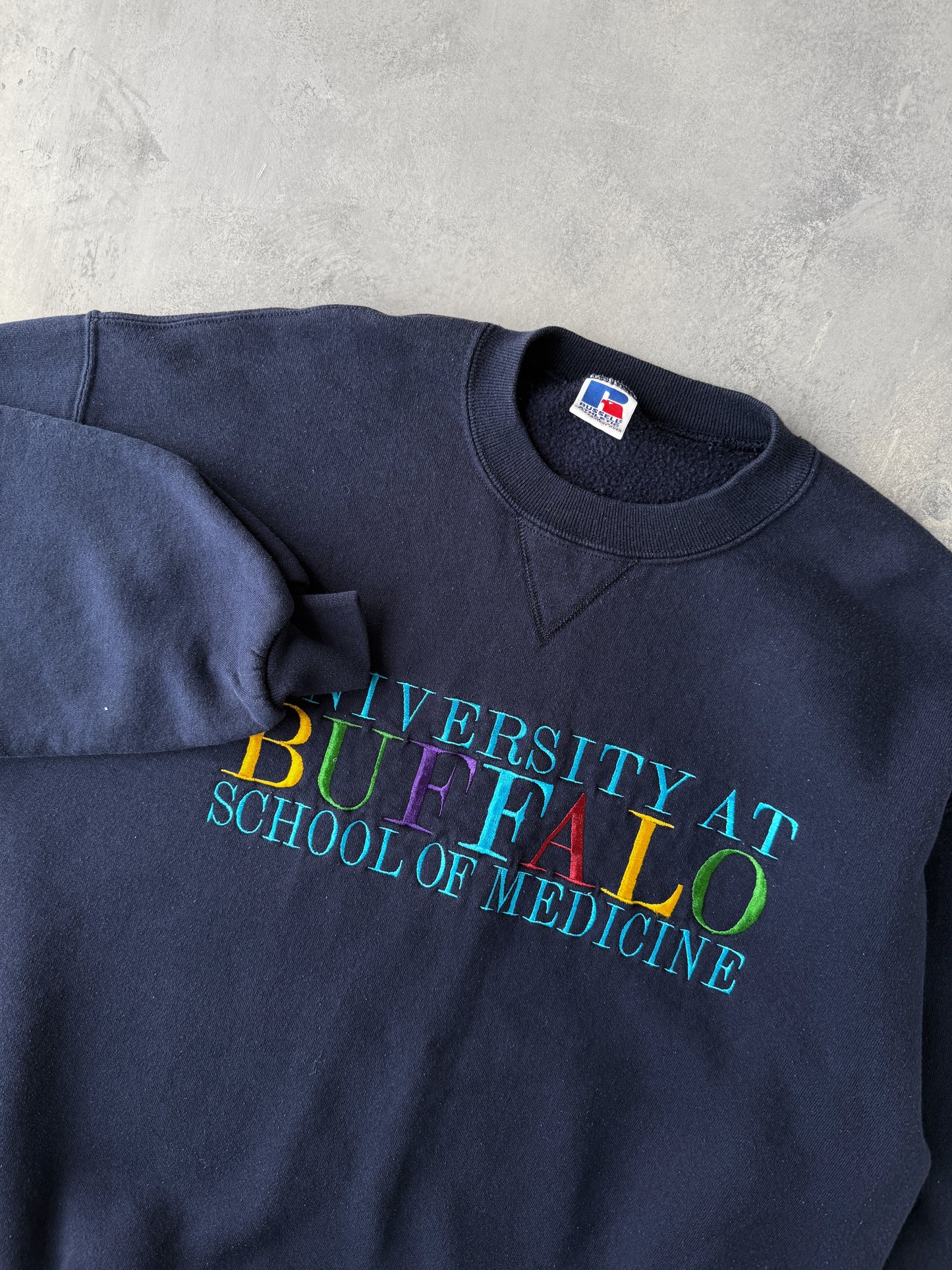 University at Buffalo Medicine Sweatshirt 90's - XL