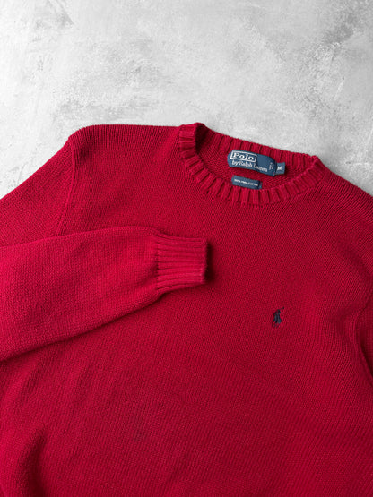 Polo Ralph Lauren Pima Cotton Sweater 90's - Medium