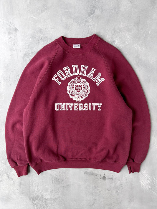 Fordham University Sweatshirt 80's - Large