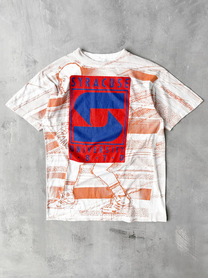 Syracuse University Basketball T-Shirt 90's - Large