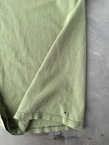 Olive Green Nike Essential T-Shirt 90's - Large / XL