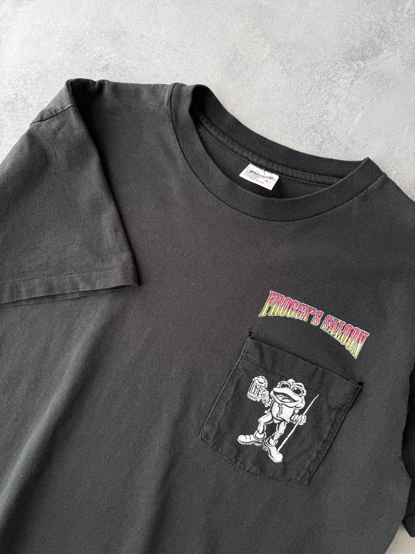 Froggy's Saloon Pocket T-Shirt 90's - Large