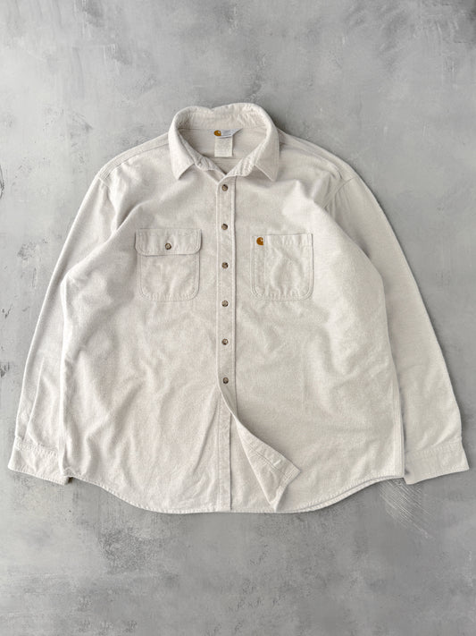 Carhartt Solid Flannel Shirt 90's - XXL