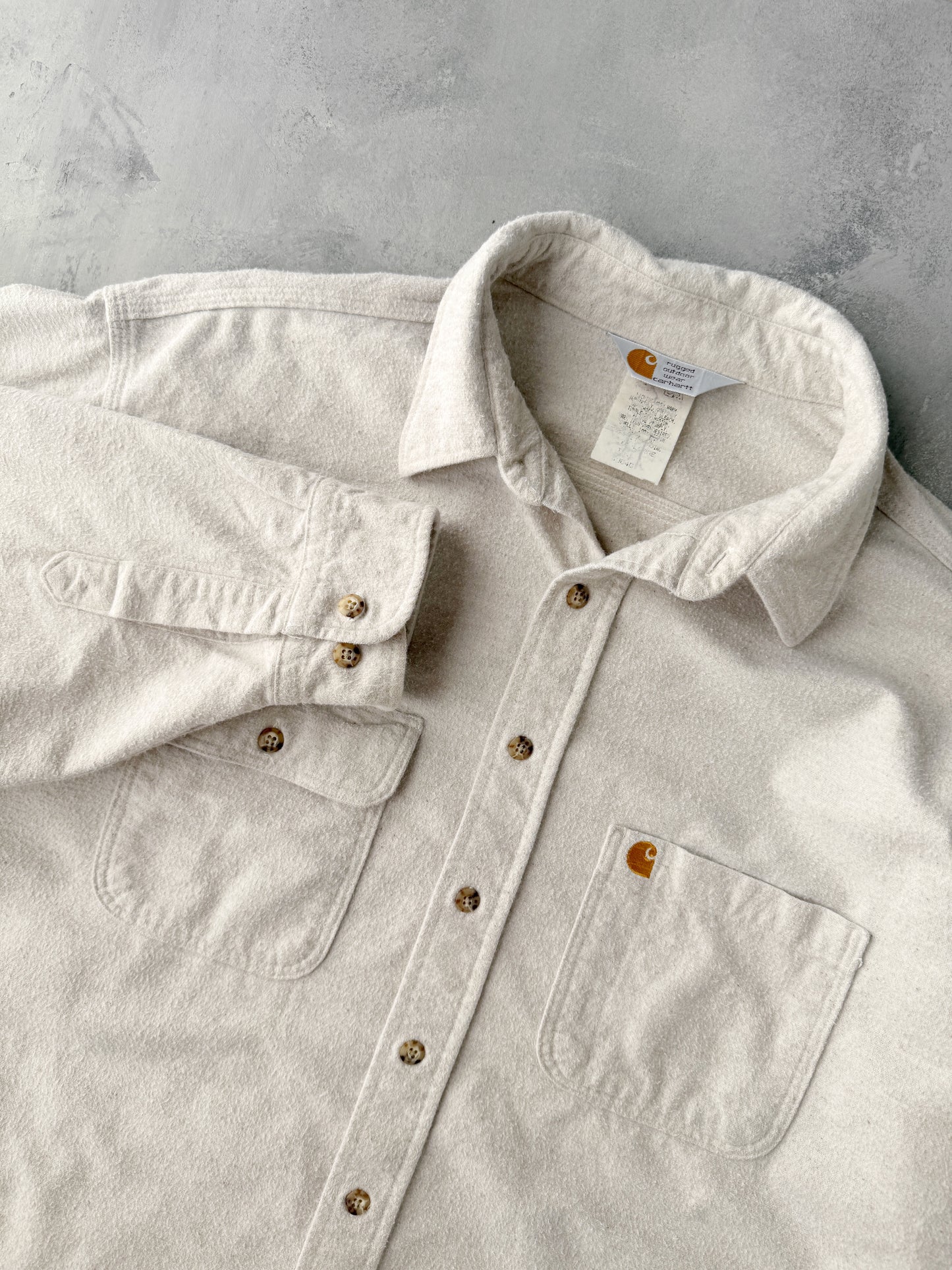 Carhartt Solid Flannel Shirt 90's - XXL