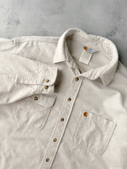 Carhartt Solid Flannel Shirt 90's - XXL