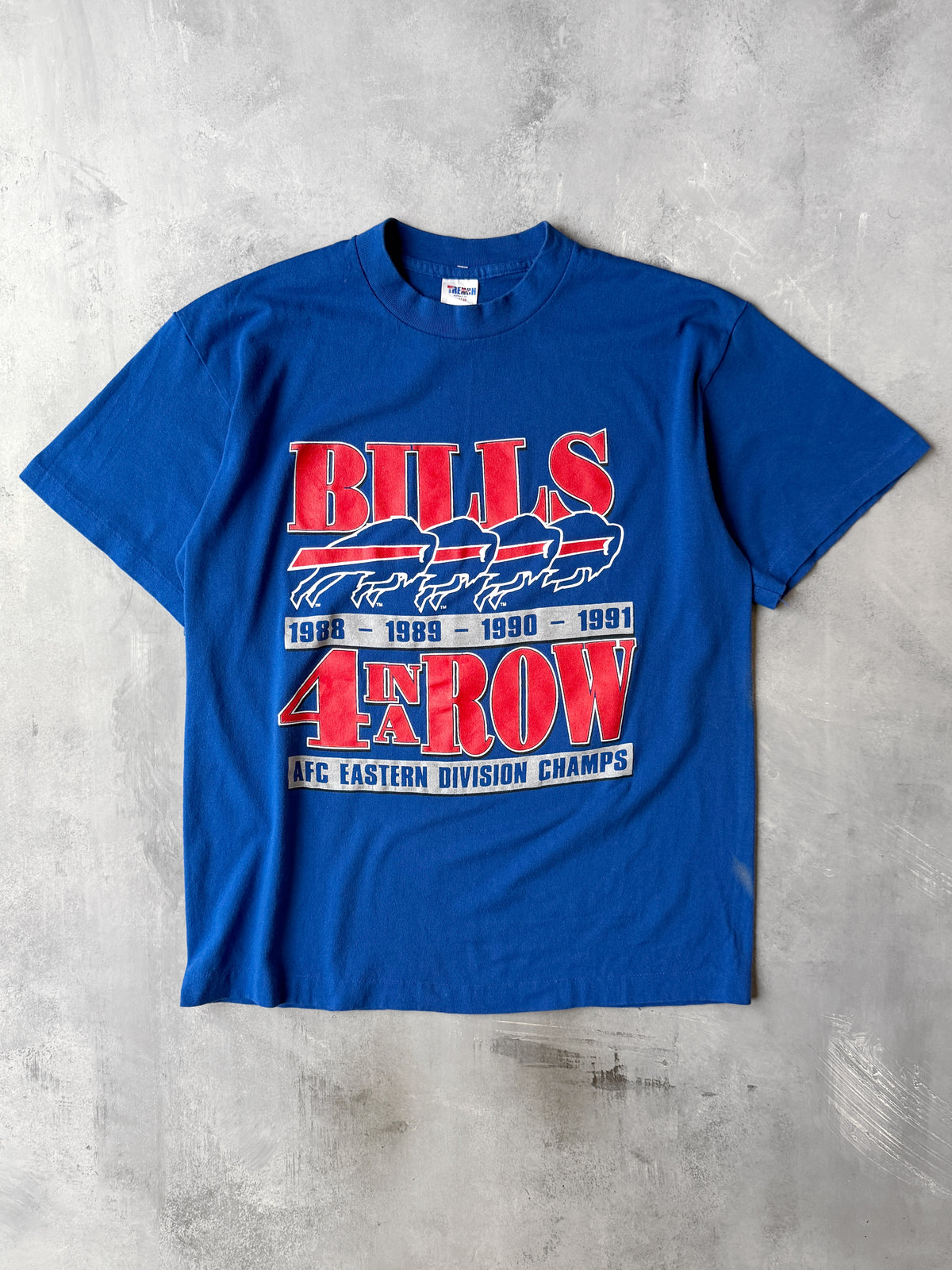 Buffalo Bills Division Titles T-Shirt '91 - Medium