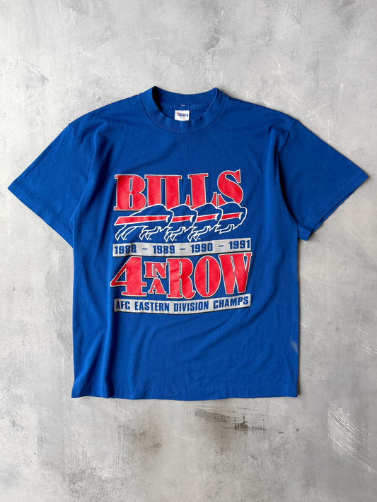 Buffalo Bills Division Titles T-Shirt '91 - Medium