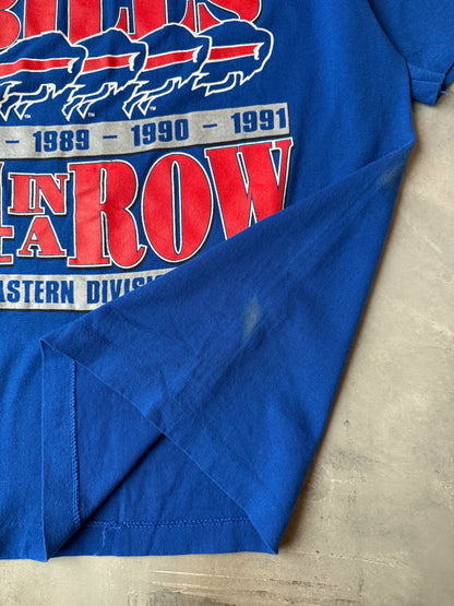 Buffalo Bills Division Titles T-Shirt '91 - Medium