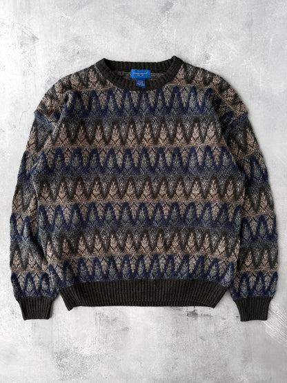Patterned Sweater Y2K - XL
