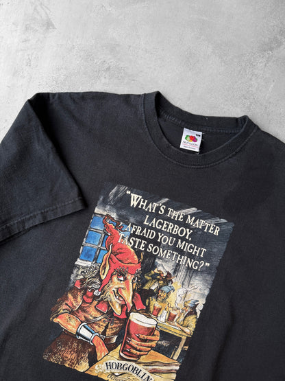 Hobgoblin Ruby Ale T-Shirt Y2K - Large