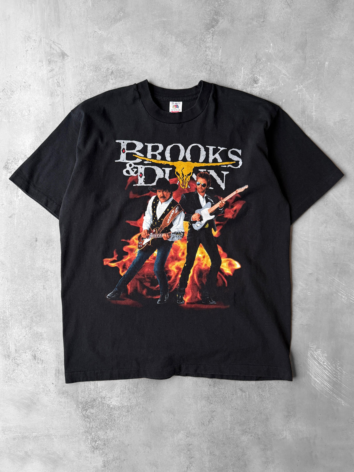 Brooks & Dunn Electric Rodeo T-Shirt 90's - XL