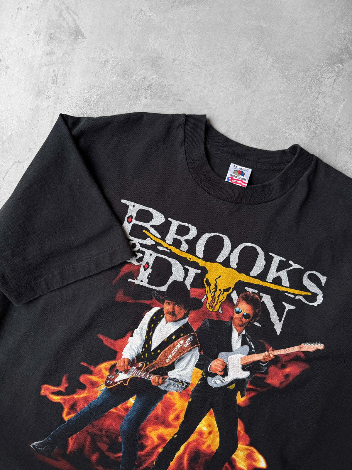 Brooks & Dunn Electric Rodeo T-Shirt 90's - XL
