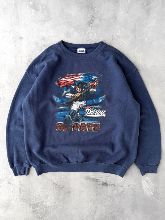 New England Patriots Sweatshirt Y2K - XL
