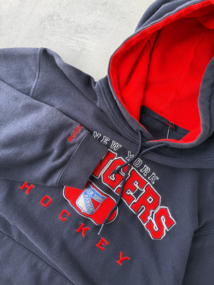 New York Rangers Hoodie 00's - Large