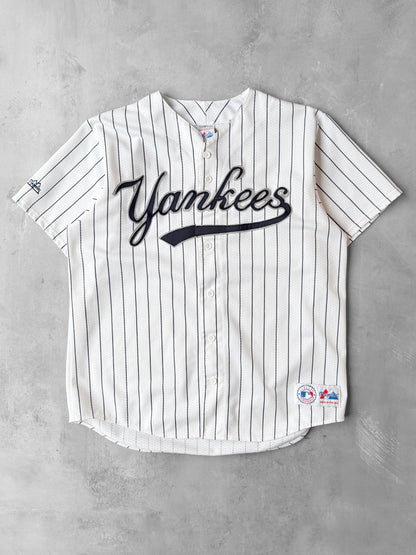 New York Yankees Pinstripe Jersey 90's - Large