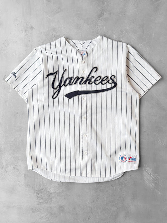 New York Yankees Pinstripe Jersey 90's - Large