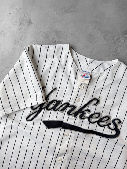 New York Yankees Pinstripe Jersey 90's - Large