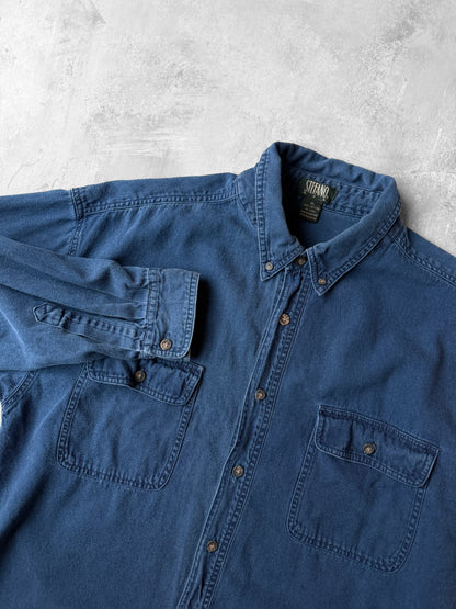 Dark Denim Oxford Shirt 90's - XL