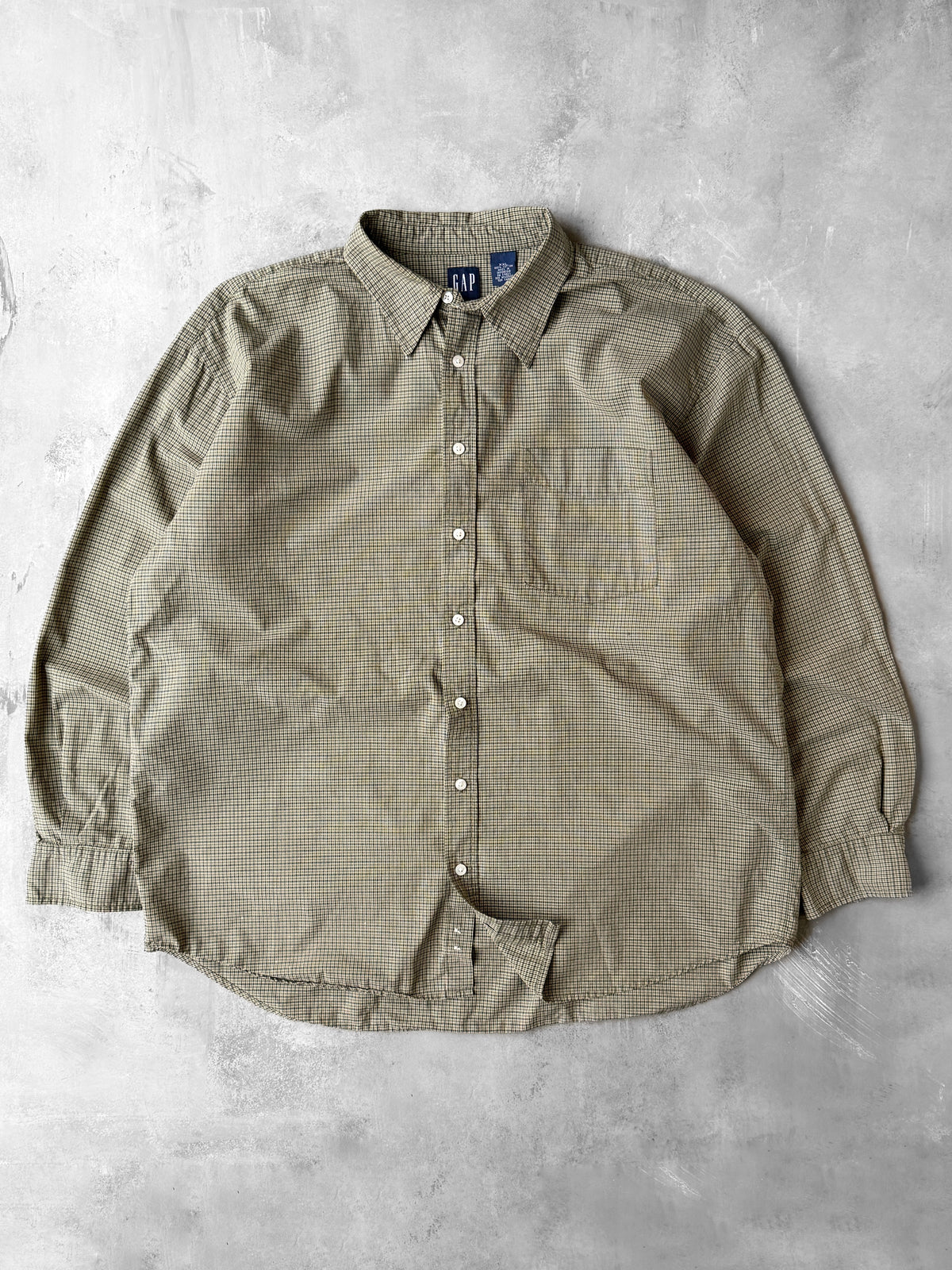 GAP Plaid Collared Shirt Y2K - XXL