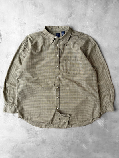GAP Plaid Collared Shirt Y2K - XXL