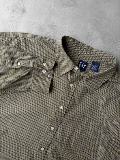GAP Plaid Collared Shirt Y2K - XXL