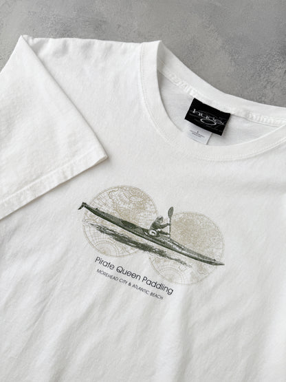 Pirate Queen Paddling T-Shirt '99 - Large