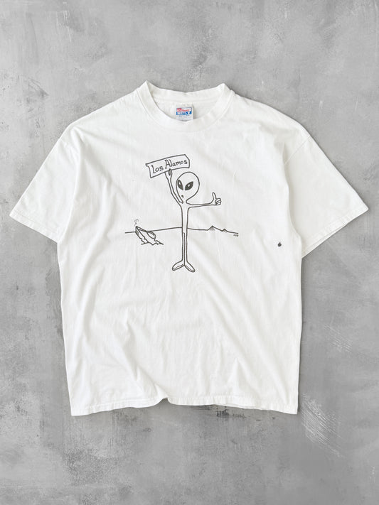Los Alamos Alien T-Shirt 90's - XL