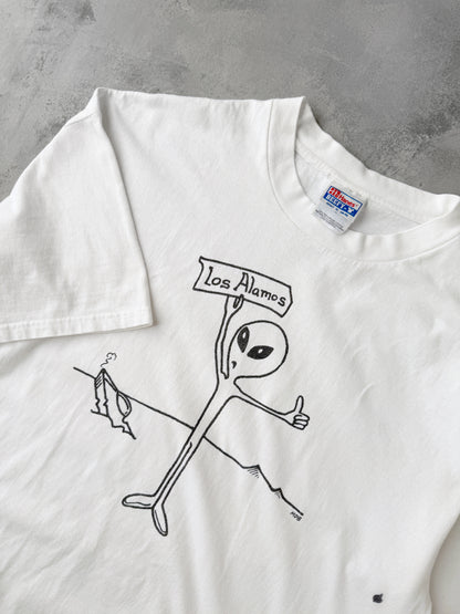 Los Alamos Alien T-Shirt 90's - XL
