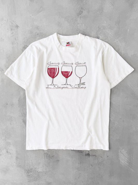 Napa Valley Wine T-Shirt 90's - Large