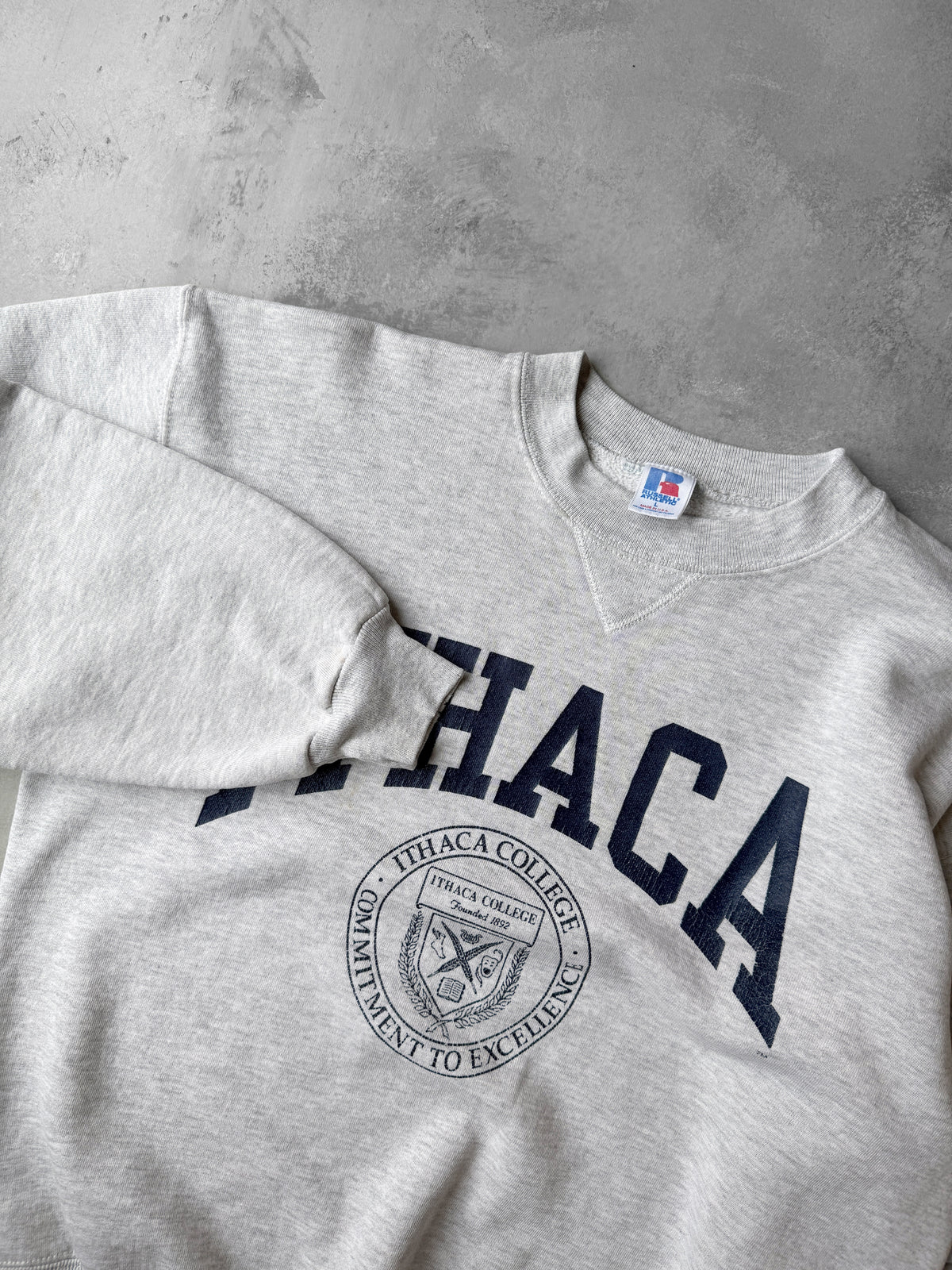 Ithaca College Sweatshirt 90's - Large