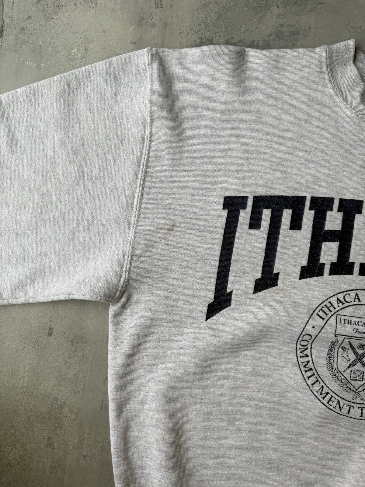 Ithaca College Sweatshirt 90's - Large