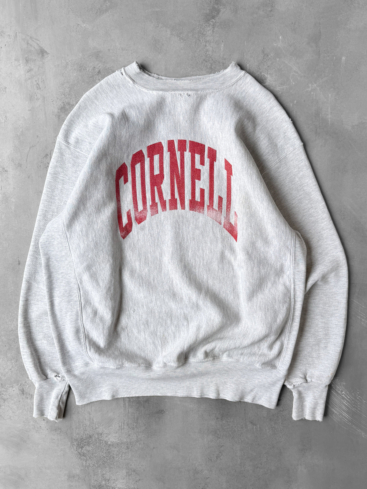 Distressed Cornell University Sweatshirt 90's - XXL